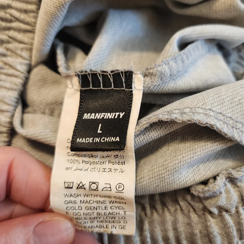 Manfinity Gray Men's Cargo Shorts athleisure athletic shorts size Large